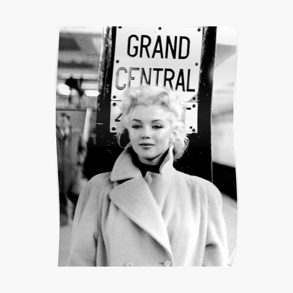 Marilyn Monroe Grand Central Poster