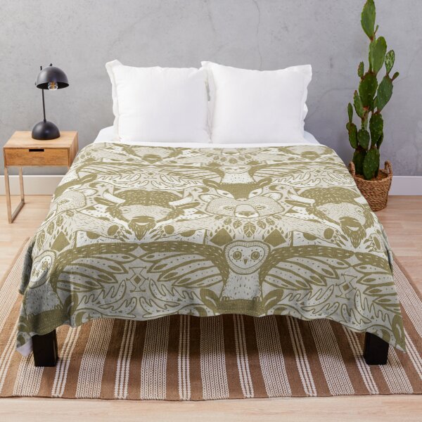Item preview, totem damask designed and sold by Petit Faon Prints.