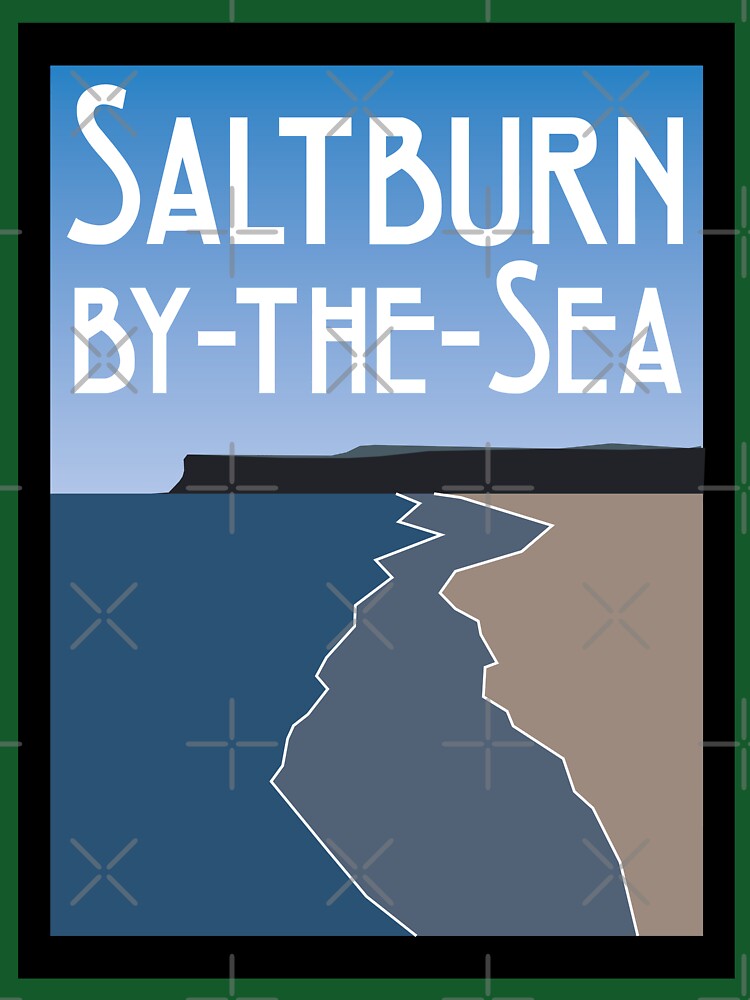 Thumbnail 7 of 7, Classic T-Shirt, NDVH Saltburn Beach - Art Deco designed and sold by nikhorne.