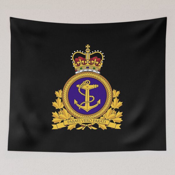 Item preview, canada royal navy flag coat of arms designed and sold by mikoala50.
