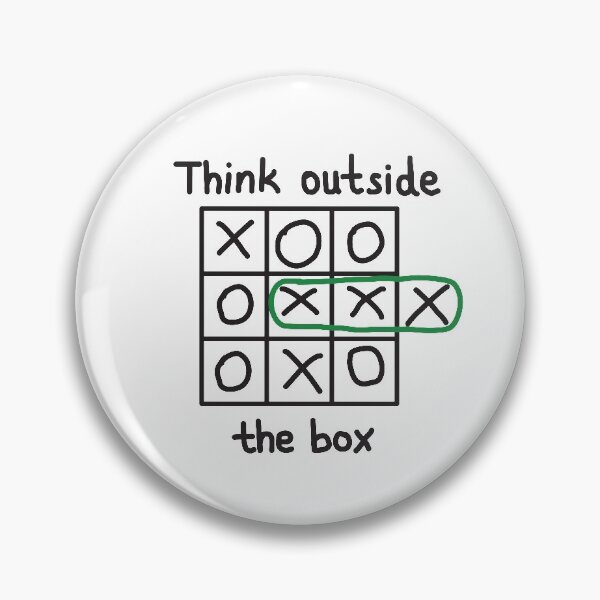 Item preview, Think outside the box TIC TAC TOE designed and sold by Montrepeneuer.