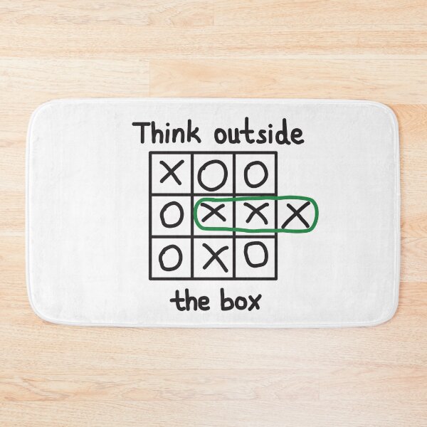 Item preview, Think outside the box TIC TAC TOE designed and sold by Montrepeneuer.
