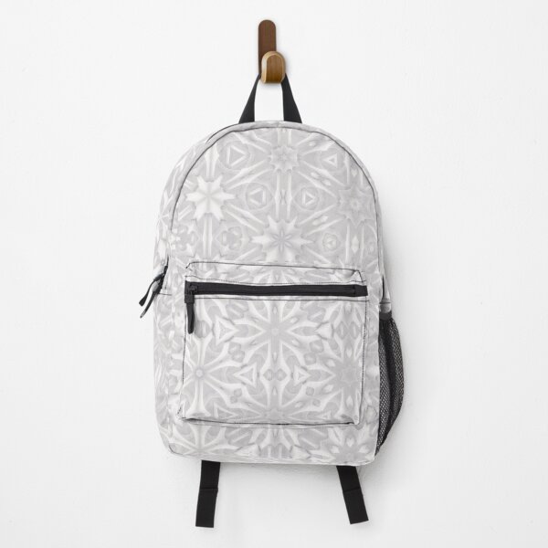 Item preview, Metamorphosis Frost Grey Silver Snowflake Pattern designed and sold by TheInkElephant.