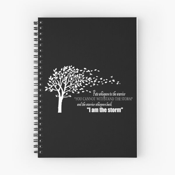 Item preview, I am the storm (white text) designed and sold by PhantasyAandD.
