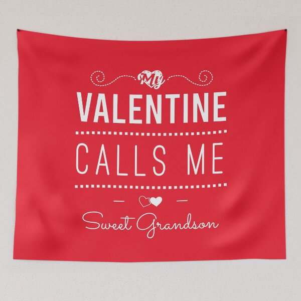 Item preview, My Valentine Calls Me Grandson Gift designed and sold by yeknow.