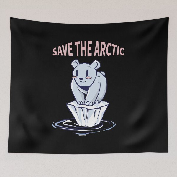 Item preview, Save The Arctic -  Polar Bear Global Warming Awareness Design designed and sold by jonrdesign.