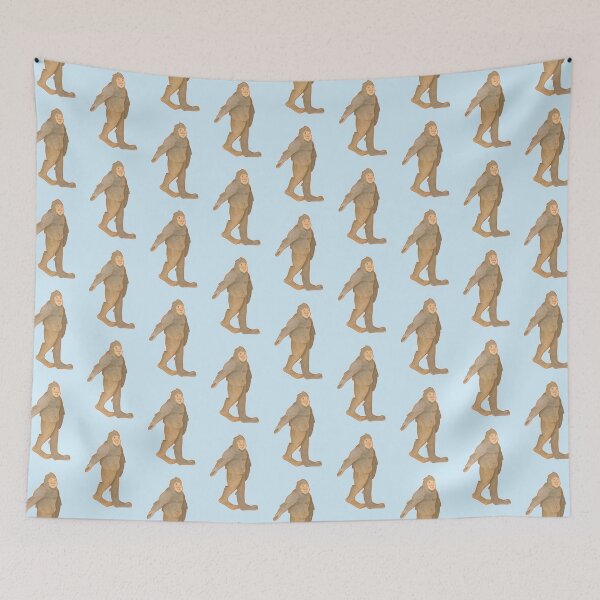 Item preview, Bigfoot (blue backround) designed and sold by ibyrd-7.