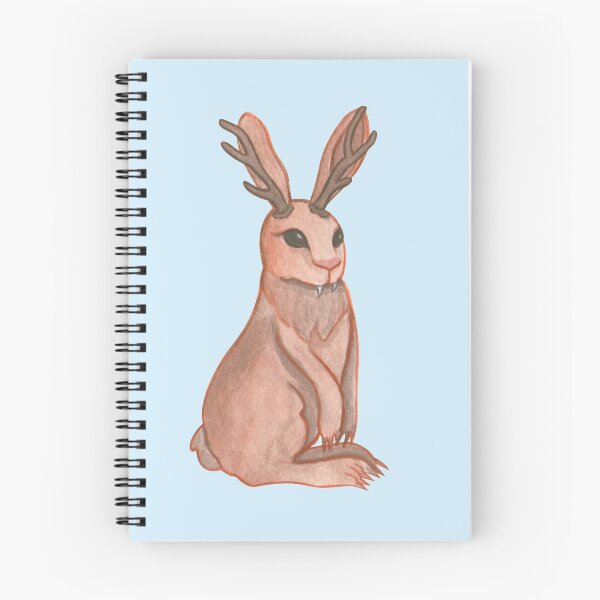 Item preview, Jackalope (blue background) designed and sold by ibyrd-7.