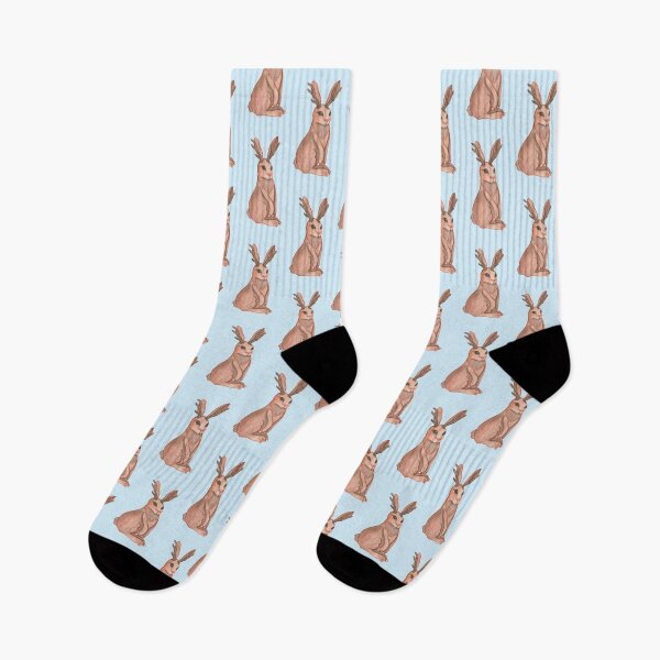 Item preview, Jackalope (blue background) designed and sold by ibyrd-7.