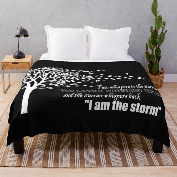 Item preview, I am the storm (white text) designed and sold by PhantasyAandD.