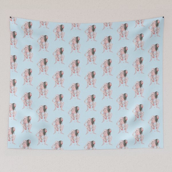 Item preview, Wendigo (blue background) designed and sold by ibyrd-7.