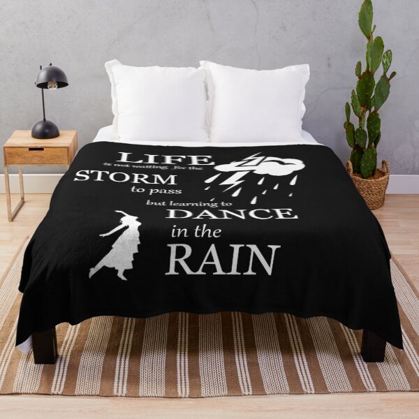 Item preview, Dancing in the Rain (white text) designed and sold by PhantasyAandD.