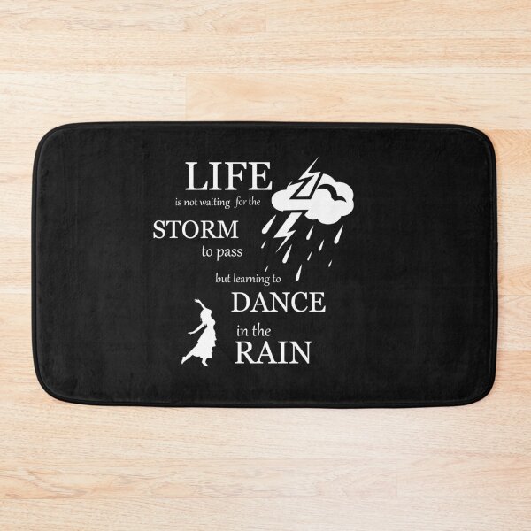 Item preview, Dancing in the Rain (white text)  designed and sold by PhantasyAandD.
