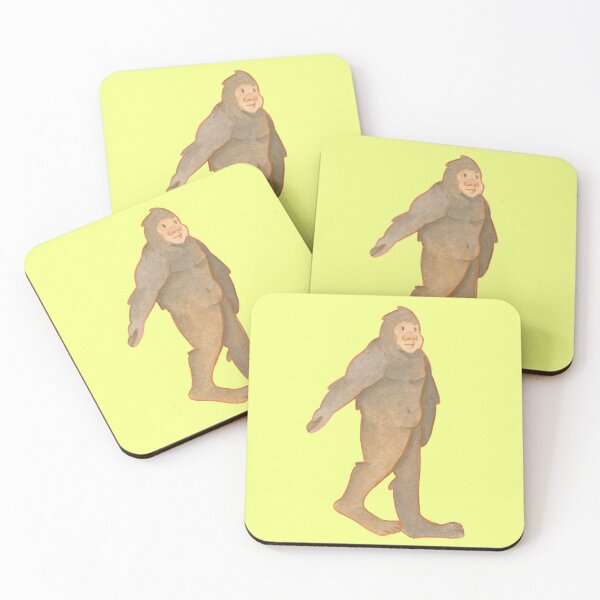 Item preview, Bigfoot (yellow backround) designed and sold by ibyrd-7.