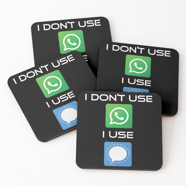 Item preview, I don't use WhatsApp i use Signal designed and sold by Imadesigner.