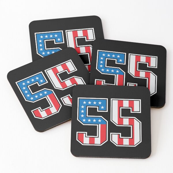Item preview, 55 American Lucky Number fifty-five United States Flag designed and sold by Urosek.