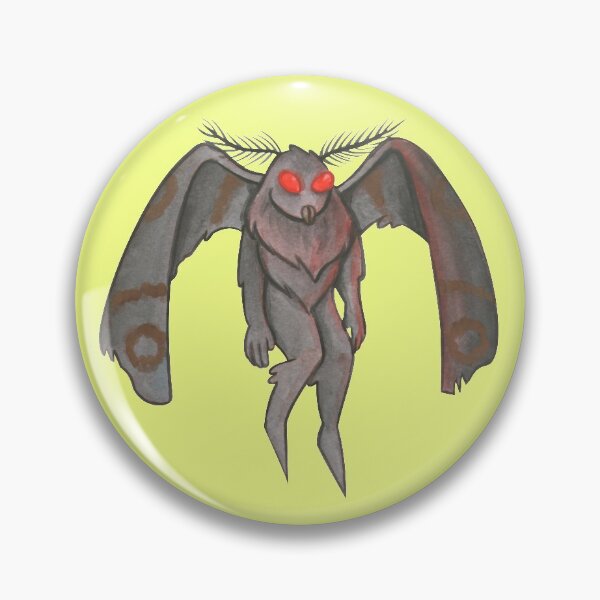 Item preview, Mothman (yellow background) designed and sold by ibyrd-7.