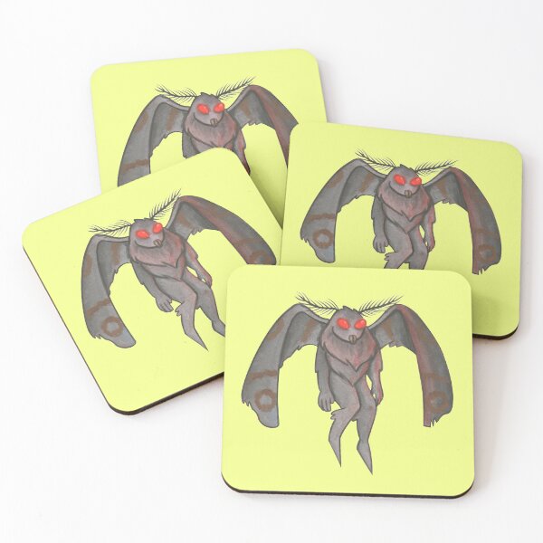 Item preview, Mothman (yellow background) designed and sold by ibyrd-7.