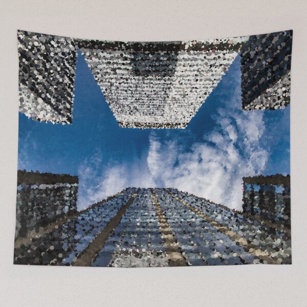 Item preview, Looking Up at the New York Skyline designed and sold by MathenaArt.