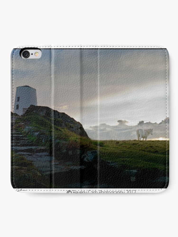 Alternate view of Horse on Llanddwyn Island, Newborough, Anglesey iPhone Wallet