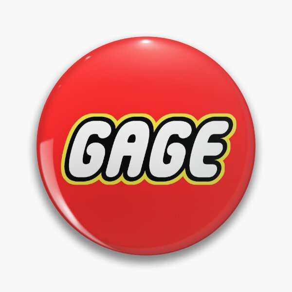 Item preview, Gage Name Gift Funny Bricks Childhood Retro Toy For Gage designed and sold by Urosek.