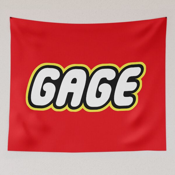 Item preview, Gage Name Gift Funny Bricks Childhood Retro Toy For Gage designed and sold by Urosek.