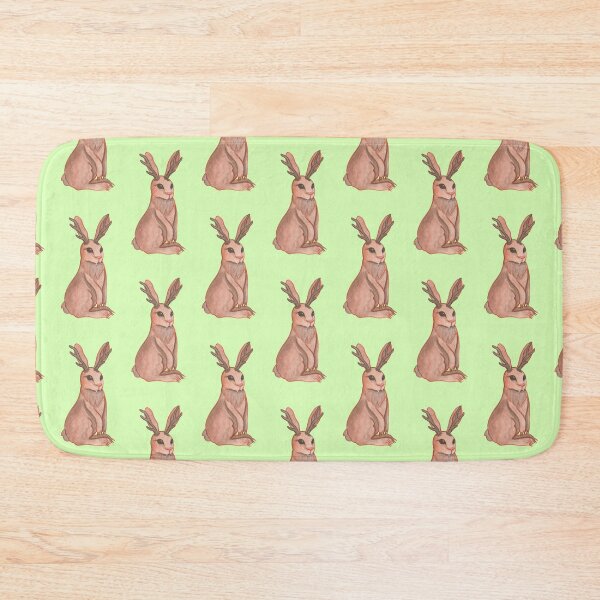 Item preview, Jackalope (green background) designed and sold by ibyrd-7.