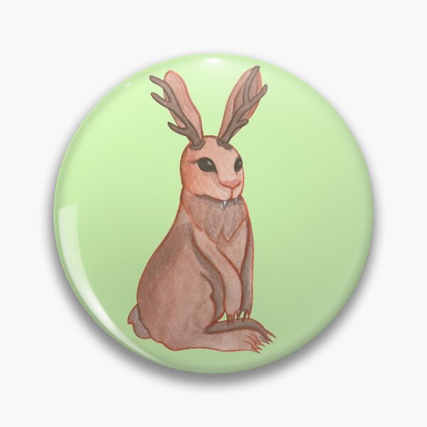 Item preview, Jackalope (green background) designed and sold by ibyrd-7.