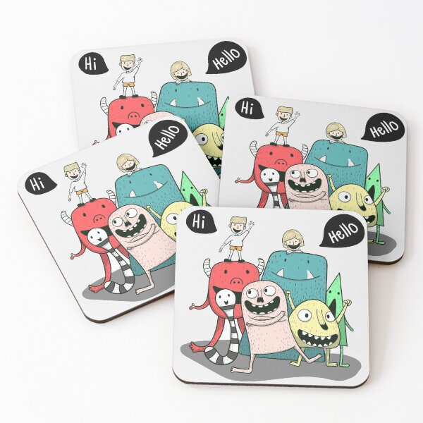 Item preview, Hello Happy Monster designed and sold by LADYGOODMOOD.