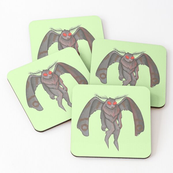 Item preview, Mothman (green background) designed and sold by ibyrd-7.
