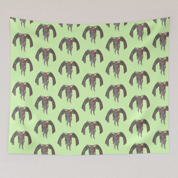Item preview, Mothman (green background) designed and sold by ibyrd-7.