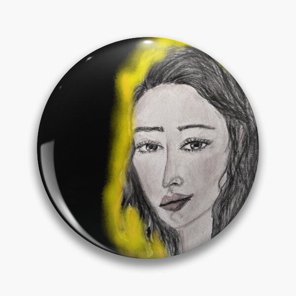 Item preview, BW PORTRAIT, YELLOW GLOW designed and sold by IvanaKada.