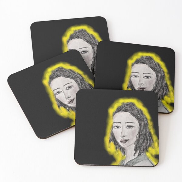 Item preview, BW PORTRAIT, YELLOW GLOW designed and sold by IvanaKada.