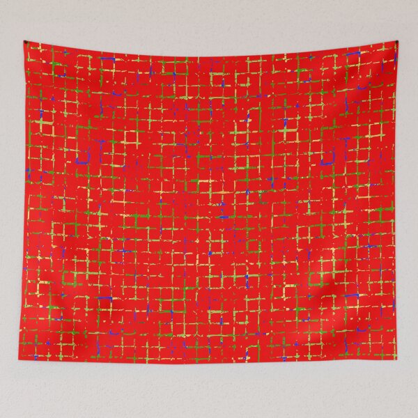 Item preview, Squares on Holiday | Red designed and sold by L Diane Johnson.