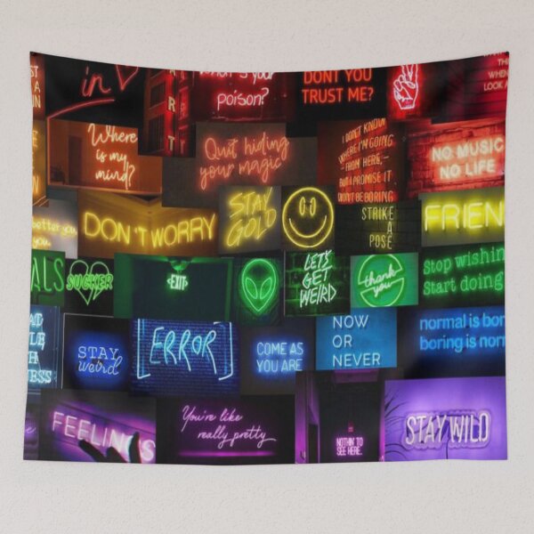 Item preview, Neon sign collage designed and sold by Als10806.