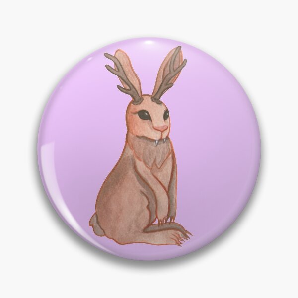 Item preview, Jackalope (lilac background) designed and sold by ibyrd-7.