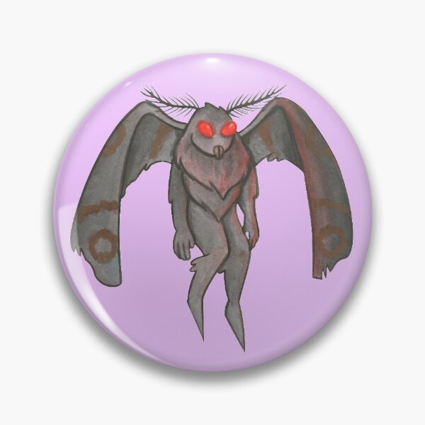 Item preview, Mothman (lilac background) designed and sold by ibyrd-7.