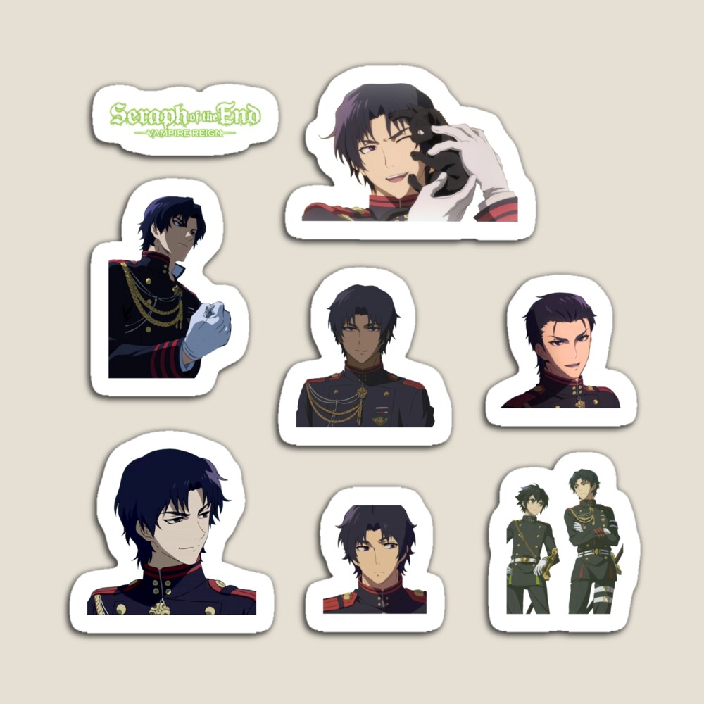 Guren Ichinose Seraph Of the End Anime Sticker for Sale by I Chris