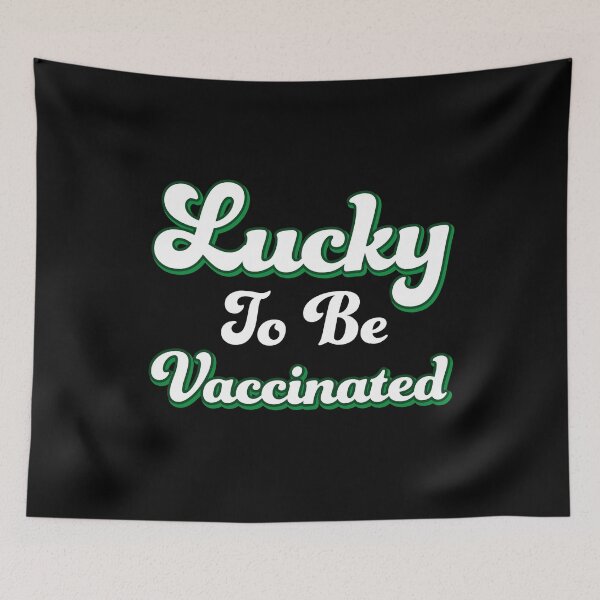 Item preview, Lucky To Be Vaccinated St. Patty's St. Patrick's Day 2021 designed and sold by RandomStuffShop.