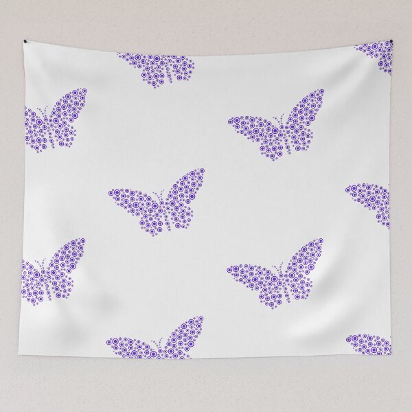 Aperçu de l'œuvre Collection d'émojis papillon violet 5 créée et vendue par kyds.