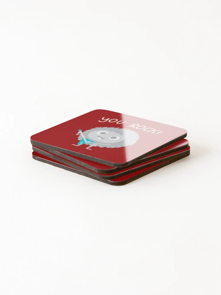 Thumbnail 4 of 5, Coasters (Set of 4), YOU ROCK designed and sold by PureGeometry.