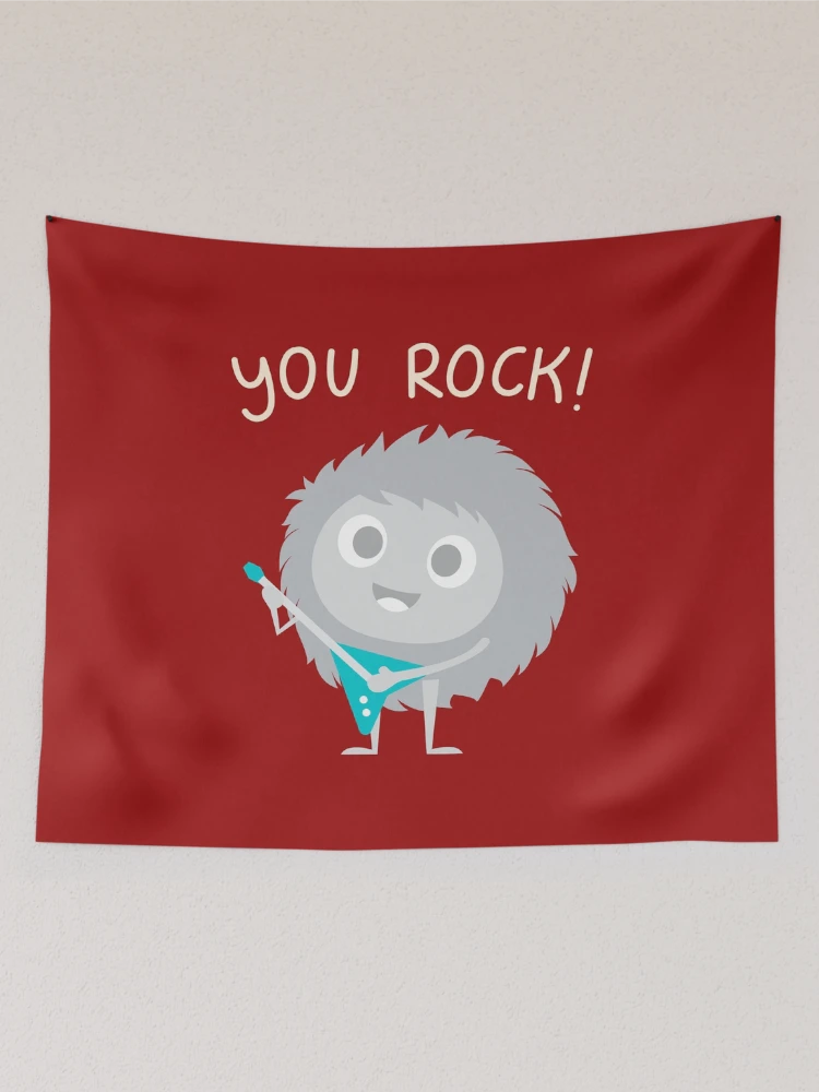 Thumbnail 2 of 3, Tapestry, YOU ROCK designed and sold by PureGeometry.
