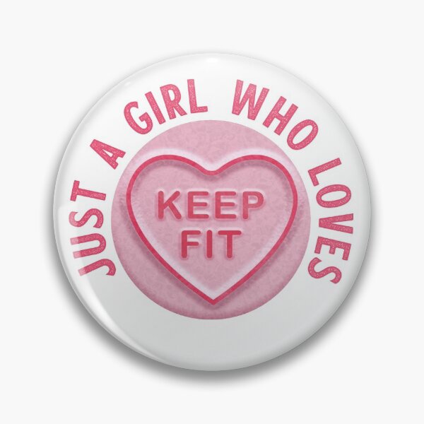 Item preview, Just A Girl Who Loves Keep Fit designed and sold by WASABISQUID.