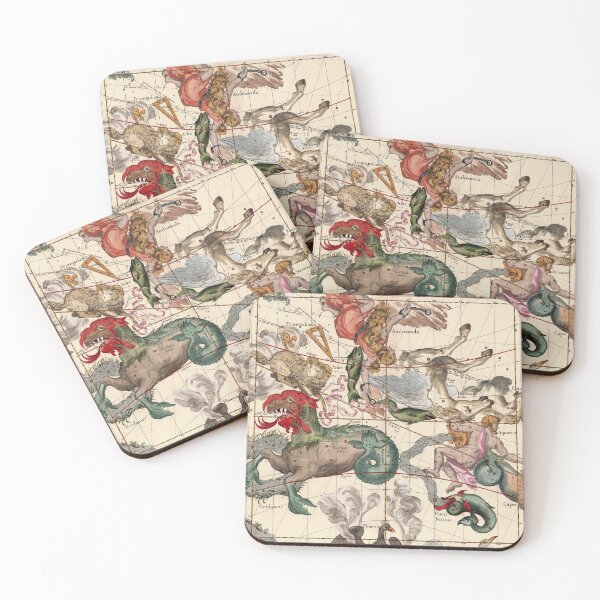 Item preview, 1693 Celestial Map of Cetus, Aquarius, Andromeda. designed and sold by Gin  Neko.