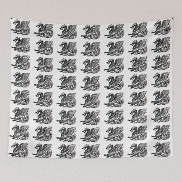 Item preview, Dragon in Black and White designed and sold by LorenWalker.