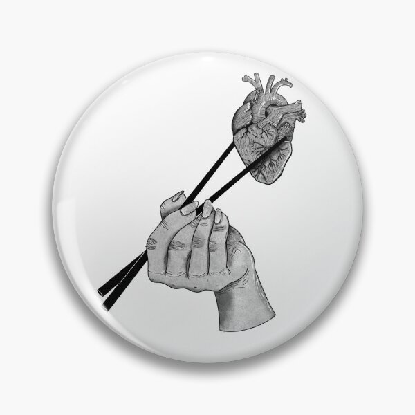 Item preview, Heart with Chopsticks  designed and sold by emassketches.