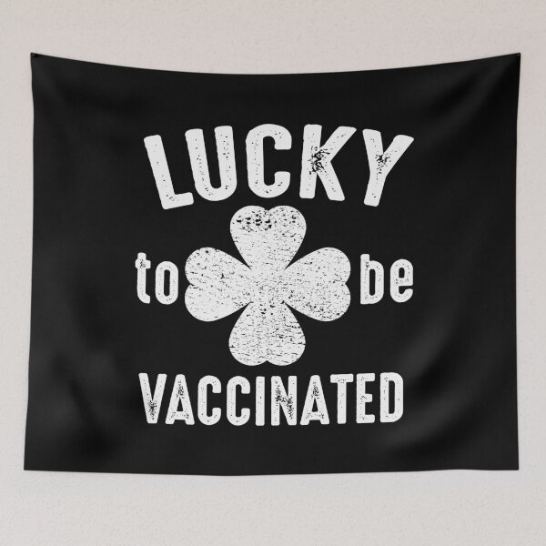 Item preview, Lucky To Be Vaccinated St. Patty's St. Patrick's Day 2021 designed and sold by RandomStuffShop.