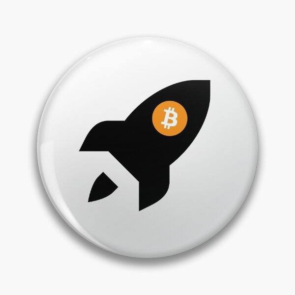Artikelvorschau, Bitcoin-Rakete zum Mond entworfen und verkauft von shantishirts.