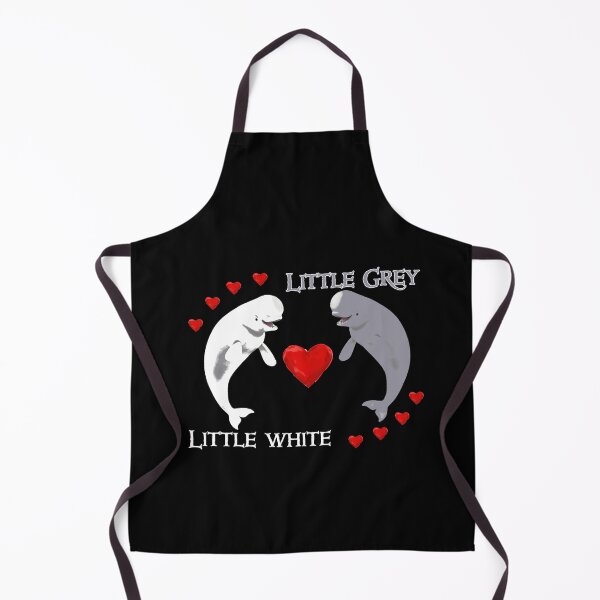 Item preview, Beluga whales Little Grey and Little White Love designed and sold by whaleharmony.