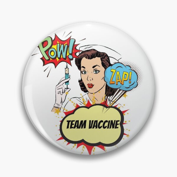 Item preview, Team Vaccine Comic Retro Design designed and sold by Beluved.